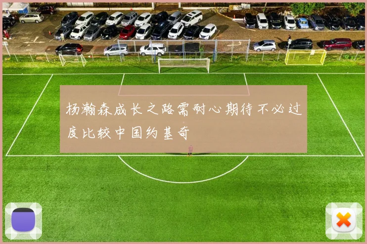杨瀚森成长之路需耐心期待不必过度比较中国约基奇